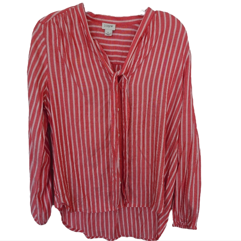 J Crew striped blouse